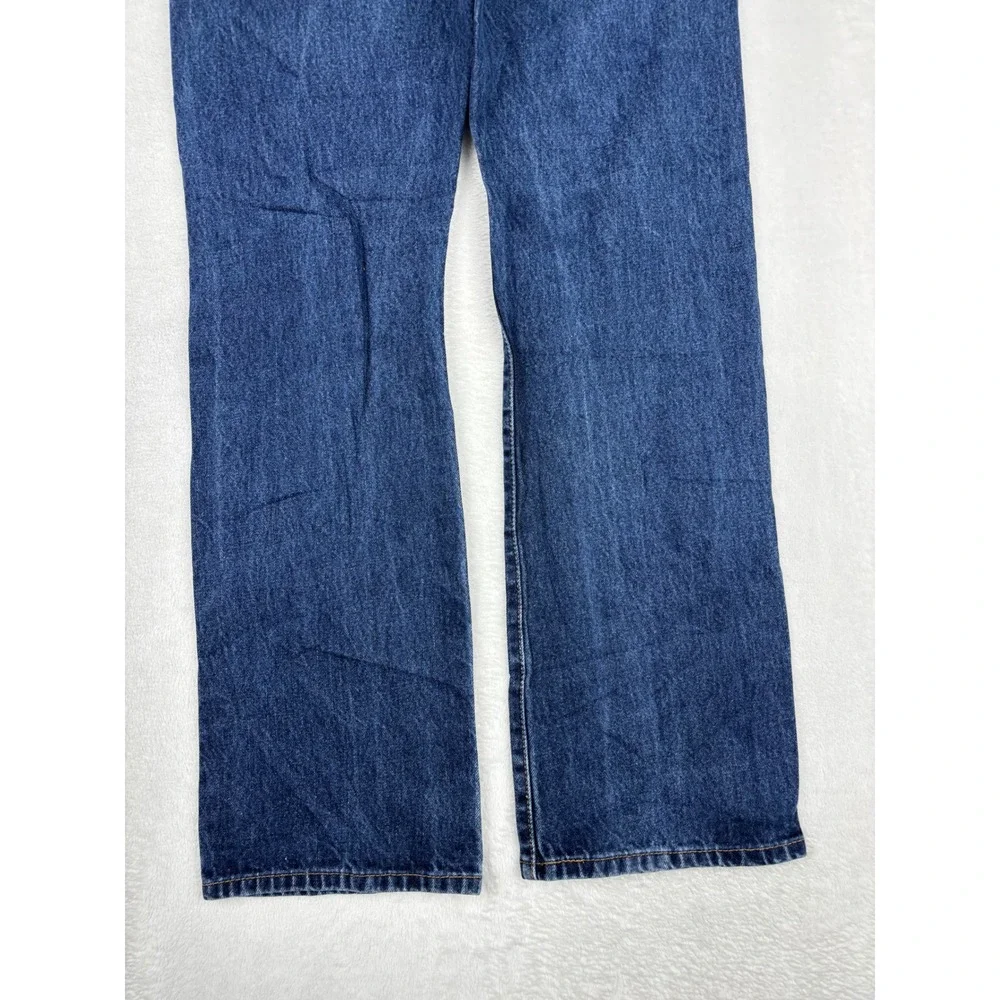 Levis 517 Mens 32x32 Bootcut Jeans Dark Indigo Western Wash Vintage Style Denim
